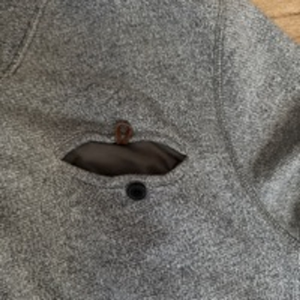 Men's Billy Reid Pullover Size M Gray - Picture 5 of 6